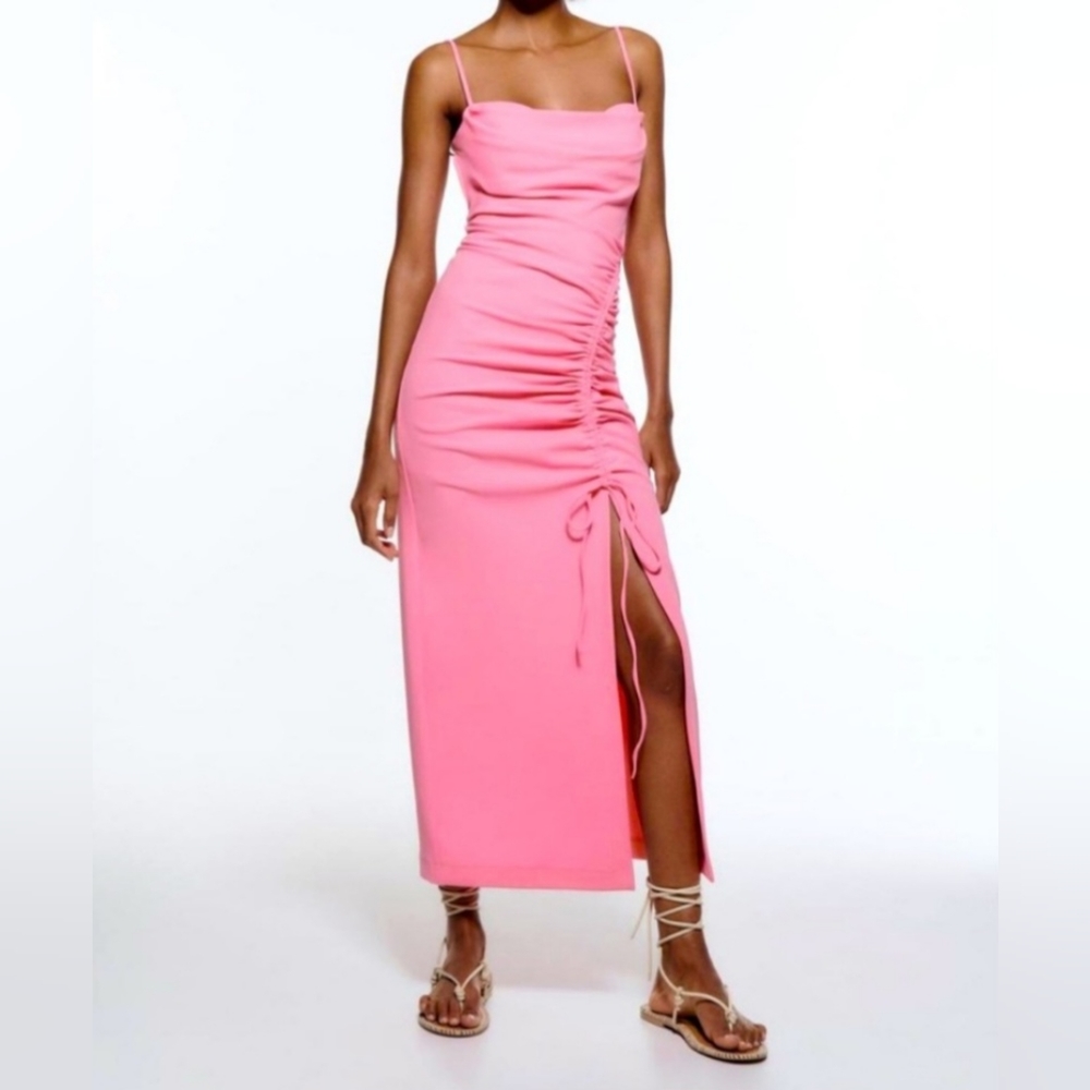 NEVER WORN: Size XL Zara Draped Midi Dress